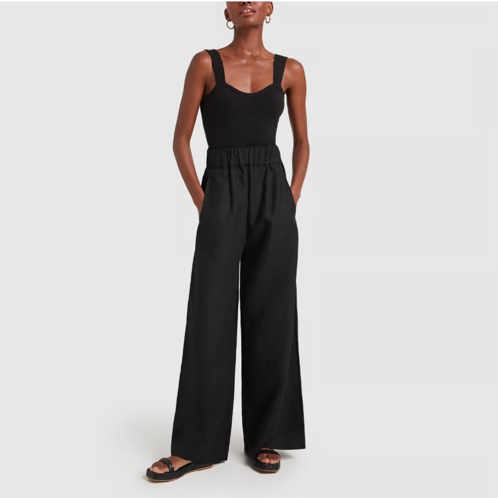 G. Label GOOP Pants Size 4 Linen Flare Pants